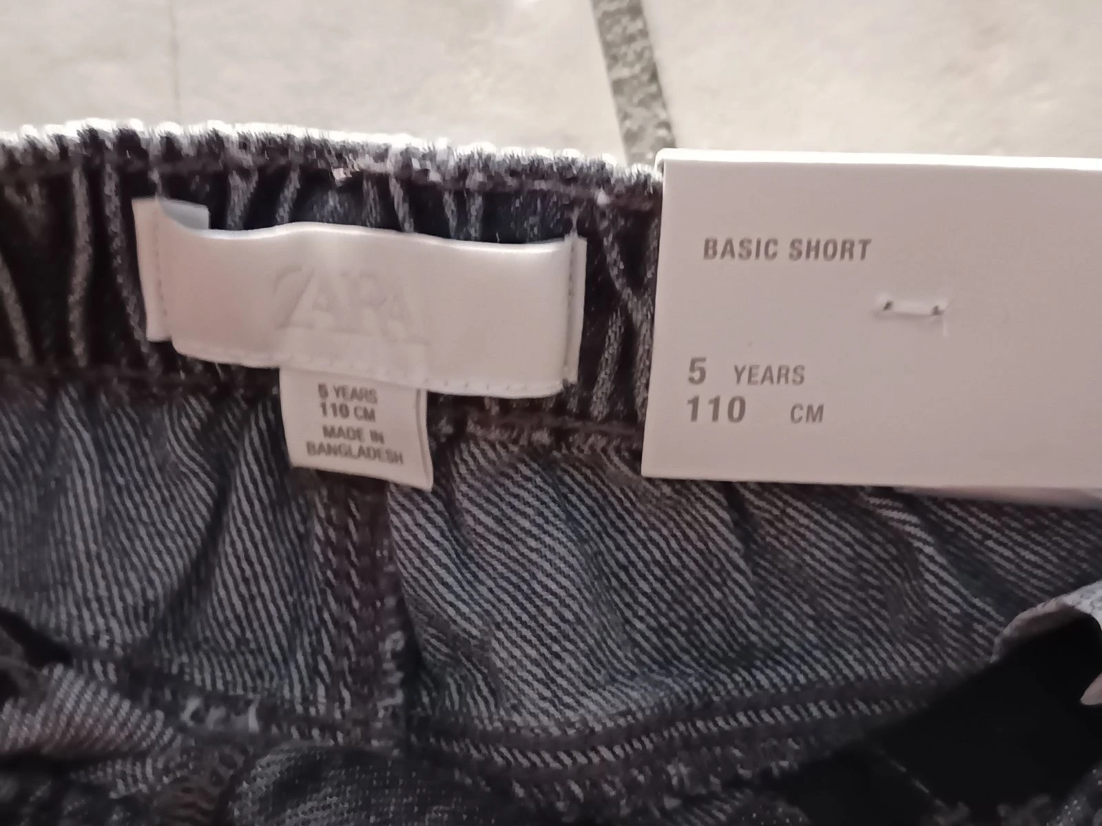 Zara girl shorts 5 years old – photo 3